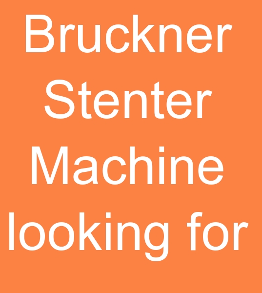 BRUCKNER stenter machine for buying, for buying BRUCKNER stenter machine, used BRUCKNER stenter machine,