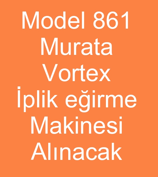 Model 861 Murata Vortex iplik eirme makinesi