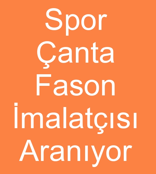 Spor anta fason dikimcisi, Fason spor anta dikimcisi