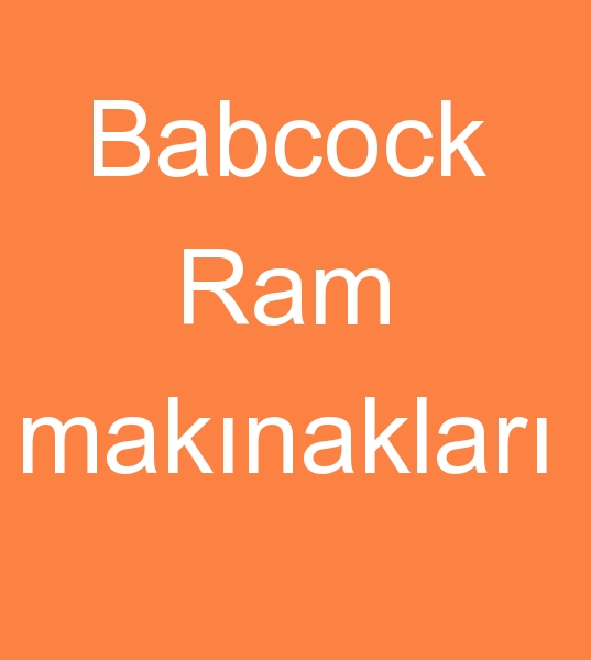 Babcock Ram maknaklar, gazl Ram maknas, gazl Ram makineleri