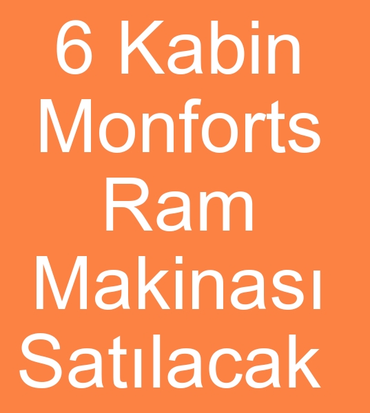 Satlk 6 kabin Monforts Ram makinas, Satlk 6 kabin Monforts Ramz makinesi 