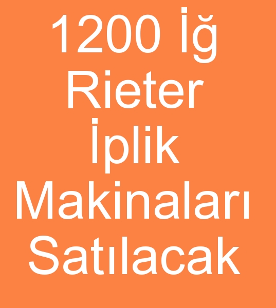 1200  Rieter iplik bkm makinas, 1200  Rieter iplik bkm makinesi,