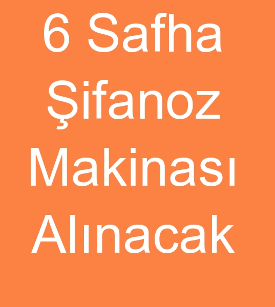 ��FANOZ MAK�NASI ve GARNET MAK�NASI ALINACAKTIR<br><br>100 -  150 cm aras�,  6 Safha �ifanoz makinas� kafa Kesmeli �ifanoz makinas� al�nacak<br><br>180 cm ve �st� 3.5 safha garnet makinas�, 4 Safha Garnet makinesi ar�yorum<br><br><br>6 Safha �ifanoz makinesi arayanlar, 6 Safha �ifanoz makinalar� al�c�s�, 6 Safha �ifanoz makineleri arayanlar, �ift kafa Kesmeli �ifanoz makinesi al�c�s�, 100 cm �ifanoz makinas�,  150 cm �ifanoz makinesi, 180 Cm Garnet makinalar�, 180 Cm garnet makineleri arayanlar, 3.5 safha garnet makinalar�, 4 Safha garnet makineleri arayanlar