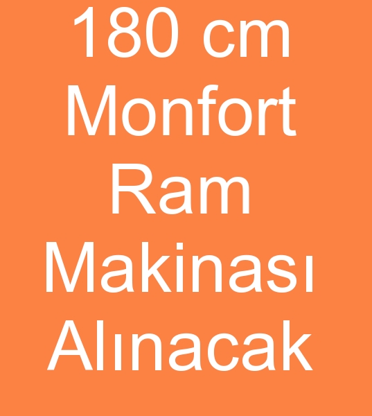 180 cm Monforts Ram makinas, 180 cm Monforts Ram makinaklar, yal stmal Monforts Ram makinas