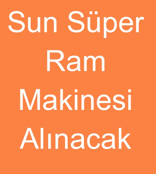 Sun sper ram makinalar, Sun sper ram makineleri