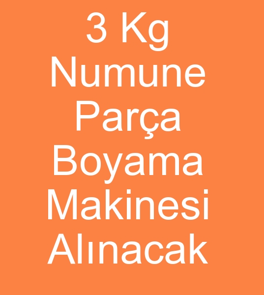 3 kilo numune para boya makinas, 3 kilo para numune boyama makineleri