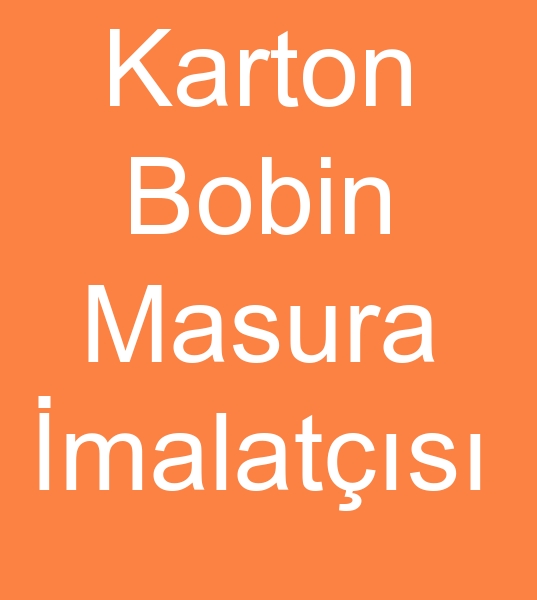 Karton bobin imalats, Karton masura imalats