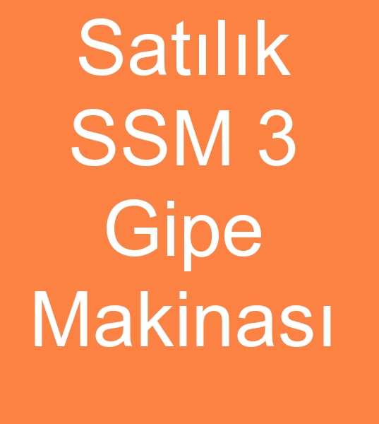 Satlk SSM 3 Gipe makinas,   Satlk SSM 3 Gipe makinesi,   SSM 3 Gipe makinalar