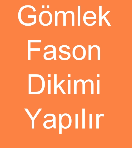 Gmlek fason dikimcisi,Gmlek fason diki atlyesi, Gmlek fason atlyesi