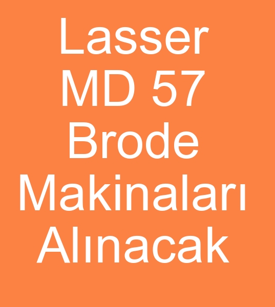 Satlk md 57 brode makinalar arayanlar, kinci el md 57 brode makineleri arayanlar,