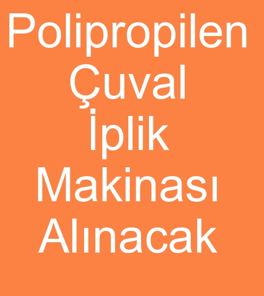 Polipropilen uval iplik makinas, Polipropilen iplik makinesi, Polipropilen iplik retim makinalar arayanlar