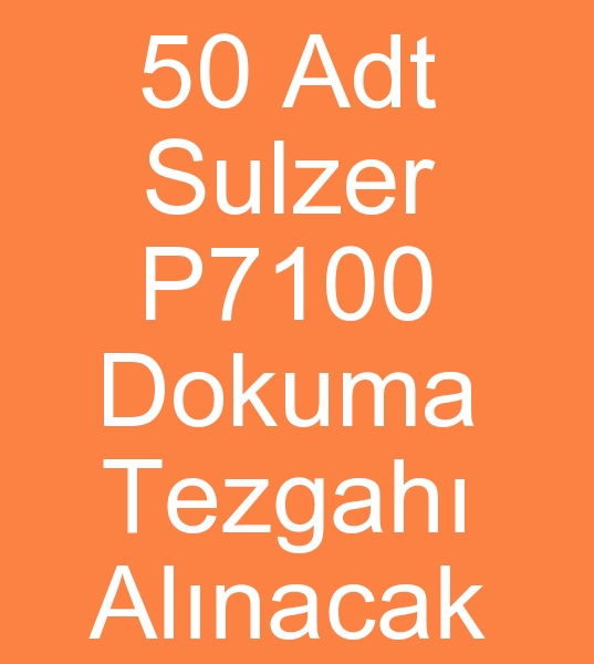 Sulzer p7100 dokuma makinas, Sulzer p7100 Dokuma makinalar alcs
