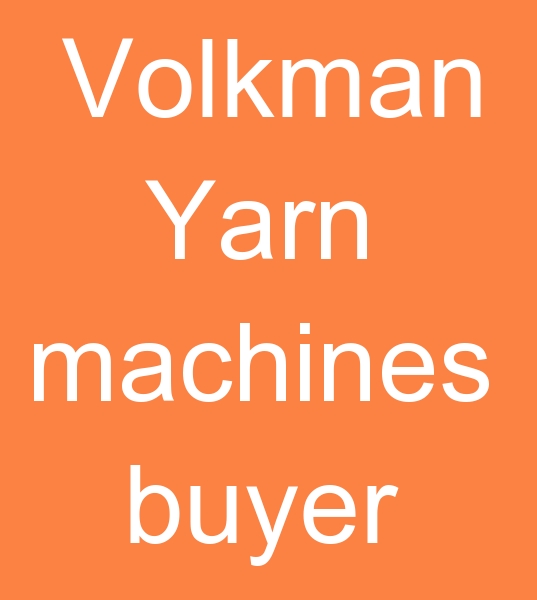  Volkman VTS-08 buyer, yarn Twisting machine buyer, buy Volkman VTS-08.