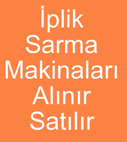 plik sarma makinalar satcs, plik sarma makineleri alanlar