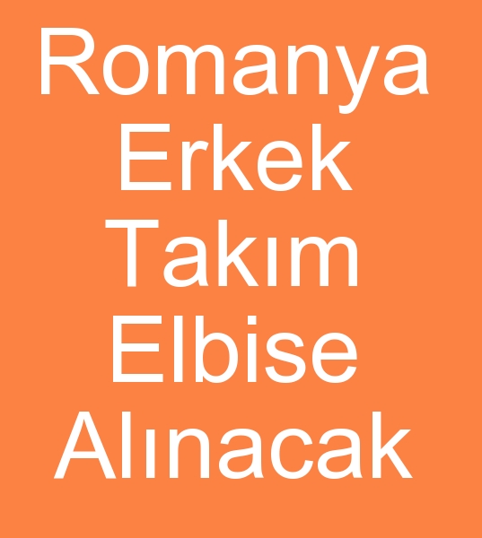 Romanya takm elbise satclar, Romanya toptan takm elbise mterileri, Romanya erkek giyim maazalar