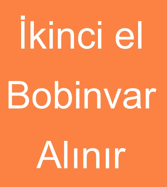 kinci el bobinvar makineleri alcs, Kullanlm bobinvar makineleri alcs