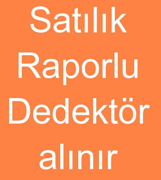 Satlk kuma dedektr alanlar, ikinci el dedektr alanlar, kinci el tekstil dedektrcleri, 