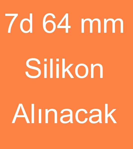 7d 64 mm Silikon alcs, 7d 64 mm silikon elyaf alanlar