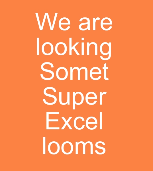 For sale Somet Super Excel looms, Used Somet Super Excel looms,