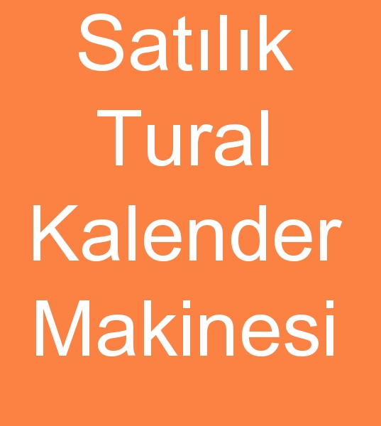 Satlk tural kalender makinesi, Satlk 200 cm kalender makinalar,