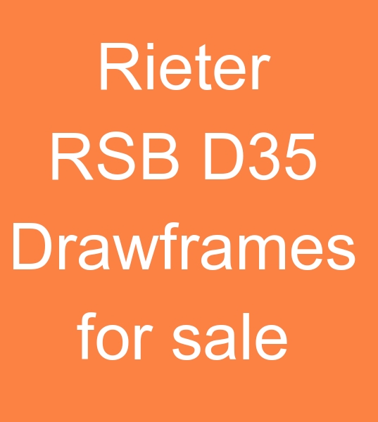 Satlk Rieter RSB D35 Cer makinas, Satlk Rieter RSB D35 Cer makinesi, kinci el Rieter RSB D35 Cer makinalar,