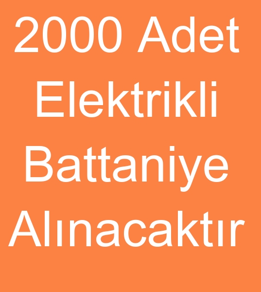 Elektirikli battaniye reticisi, Elektrikli battaniye imalatlar aryorum