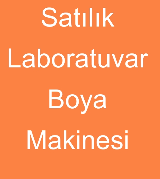 Satlk tekstil laboratuvar makinalar, ikinci el laboratuvar boya makineleri