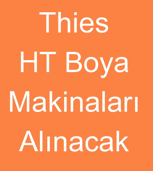 Thies ht kuma boya makinalar, Thies kuma ht boya makineleri