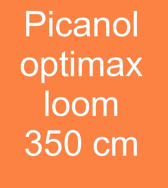260 cm picanol optimax dokuma makinalar alanlar, 290 cm picanol optimax dokuma makinalar alanlar,