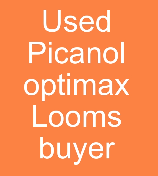 Picanol optimax looms buyer, Picanol optimax loom customer,