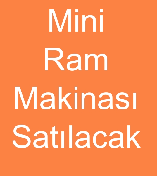 Satlk mini ram makinas, Satlk Mini ram makinalar