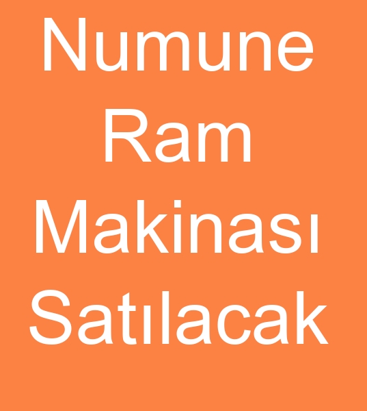 Satlk numune ram makinas, Numune ram makinas satlacak