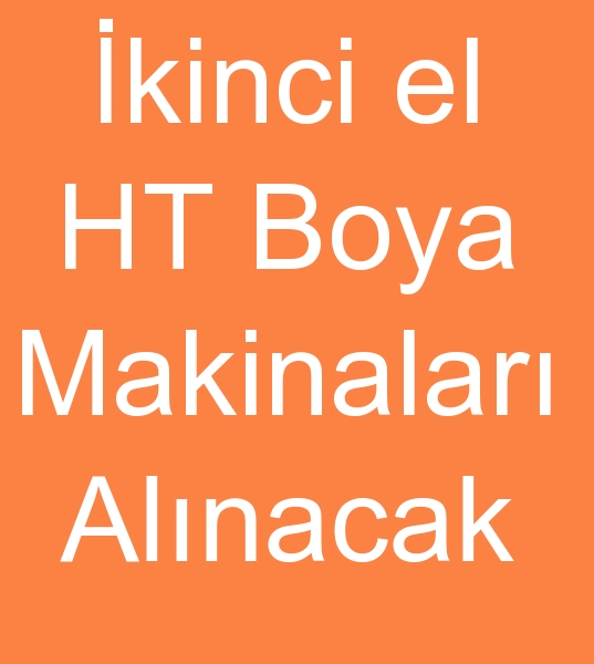 kinci el HT Boya makinalar arayanlar, Satlk HT Boya makineleri arayanlar