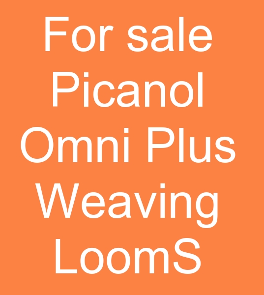 For sale Picanol Omni Plus weaving loom, For sale Picanol Omni Plus 2003 model,