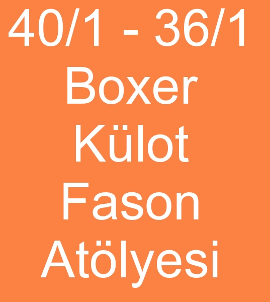 40/1 Boxer fason imalats, 36/1 Boxer fason dikimcisi