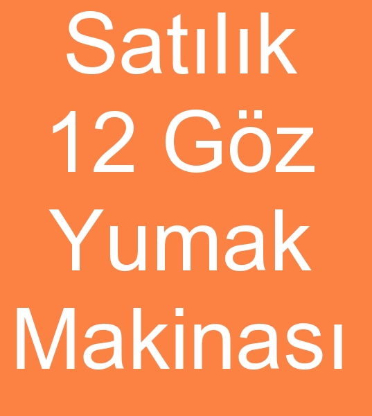 Satlk 12 Gz iplik yumak makinesi, Satlk 12 Gz iplik yumak makinalar, 