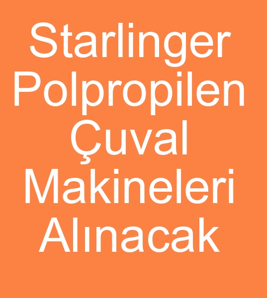 Starlinger SL6 uval rme makinas, Starlinger SL6 uval rme makineleri, Starlinger uval makinesi, 