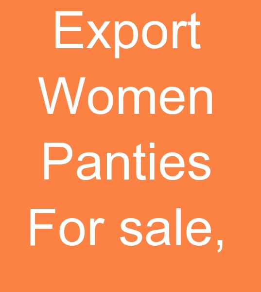 Export panties for sale, women's panties for sale, export women panties for sale,
