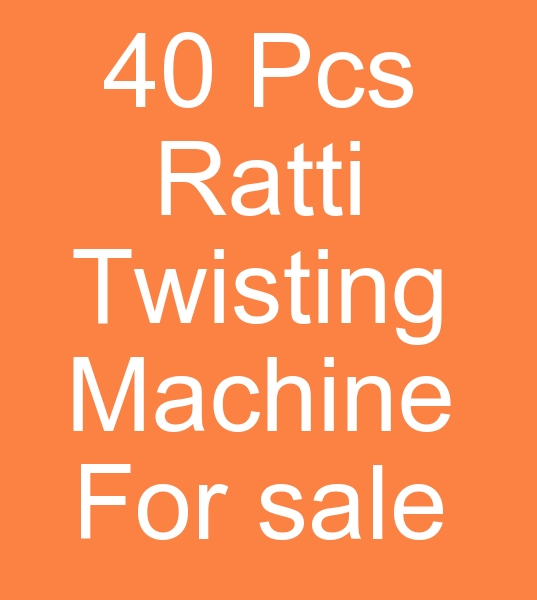 Ratti twisting machine for sale, Ratti polyester spinning machines for sale,