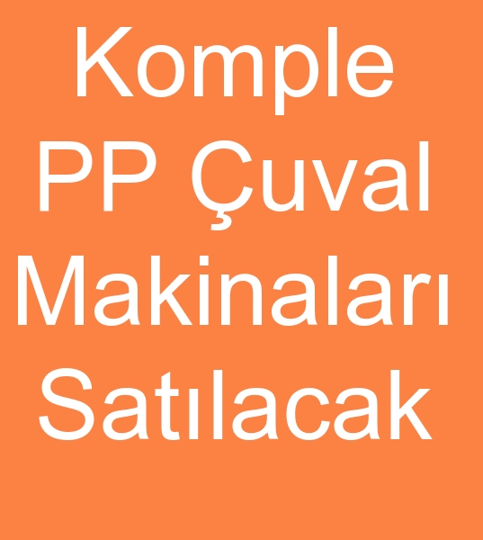 Satlk Polipropilen uval imalat makinalar, Satlk polipropilen uval imalat makineleri, 