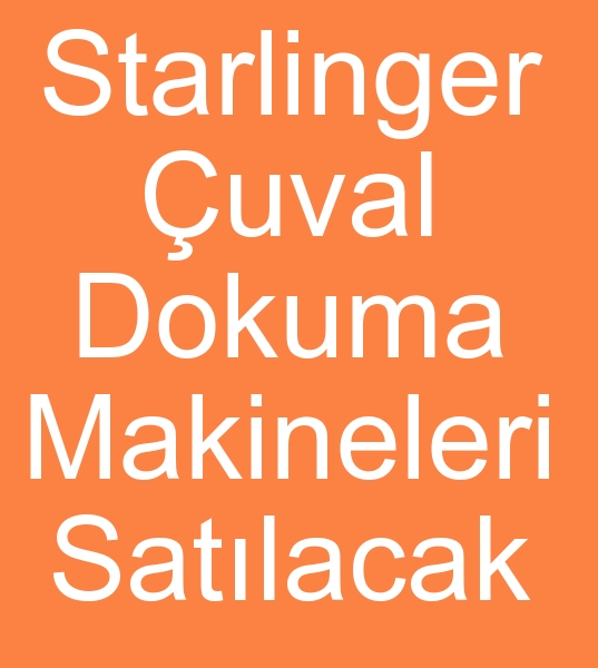  Satlk starlinger pp dokuma makinalar,  Satlk starlinger pp dokuma makinalar, 