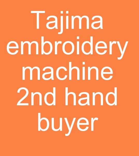  Tajima nak makinesini arayanlar,nak makinesini satn almcs, 12 kafa Tajima nak makinesini mterisi,