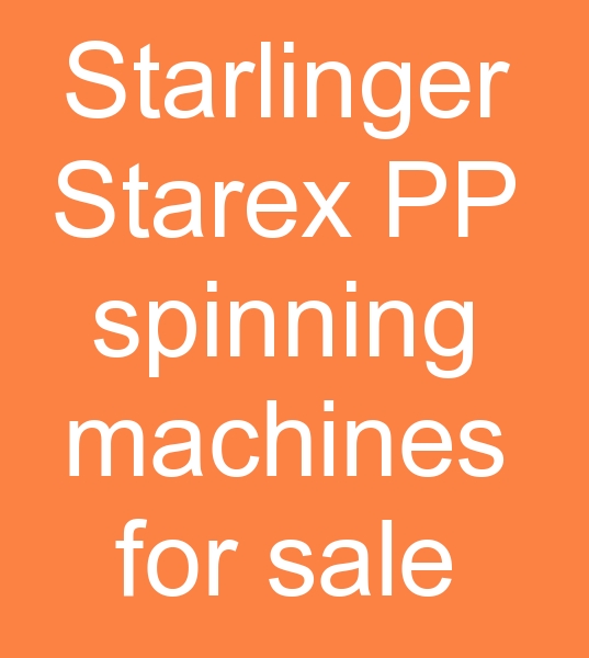  Satlk Starlinger starex pp uval ipi makinas, kinci el Starlinger Starex  1400c pp iplik makinalar,