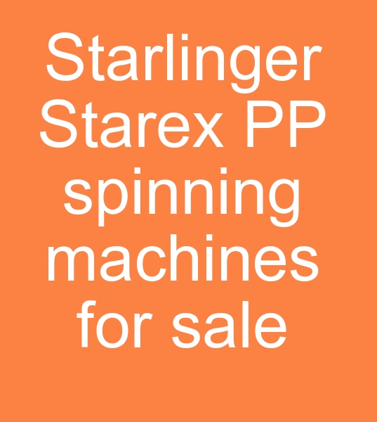  Satlk Starlinger starex pp uval ipi makinas, kinci el Starlinger Starex  1400c pp iplik makinalar