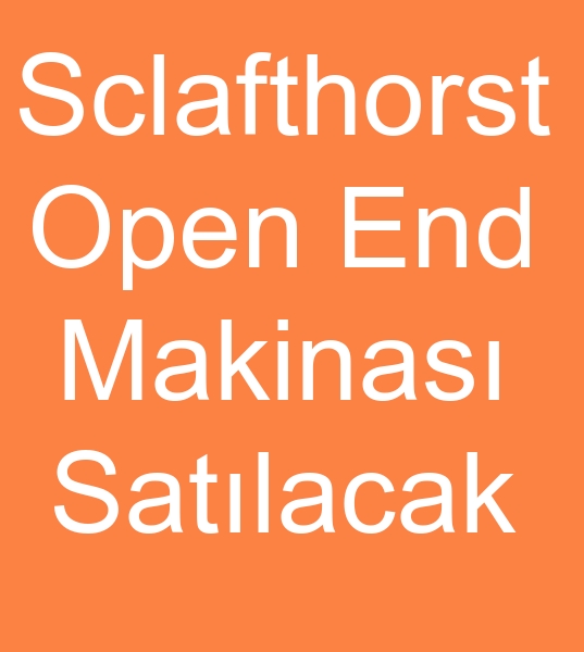 Satlk Open End iplik makinas, kinci el Open End iplik makineleri, 