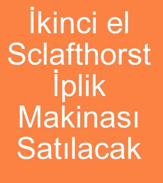 kinci el Sclafthorst Autocoro Open End iplik makineleri, Satlk Sclafthorst Open End iplik makinas, 