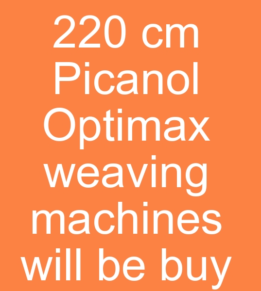 220 cm Armrl Picanol Gammax dokuma makinalar arayanlar,