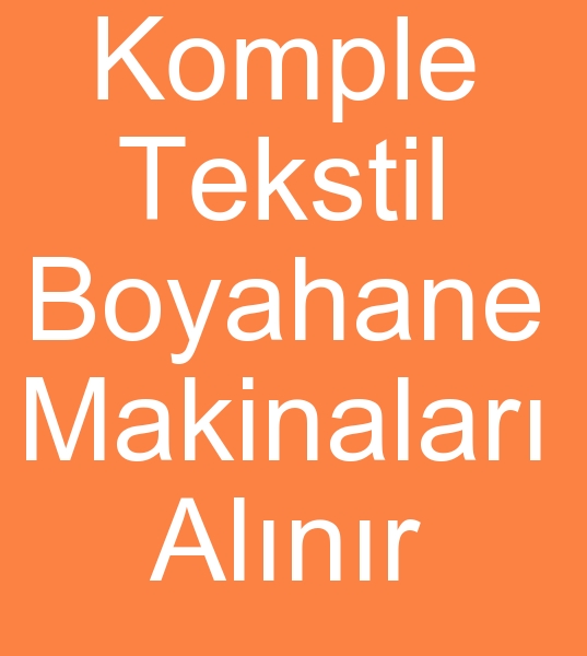 Tekstil boya makineleri alcs, Kuma boyama makineleri alcs