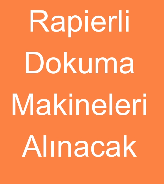 190 cm panter armrl dokuma tezgahlar, 190 cm rapierli Wamatex dokuma tezgahlar,