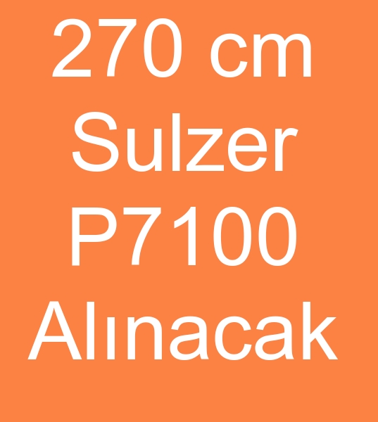 270 cm Sulzer p7100 Dokuma tezgahlar arayanlar,  360 cm Sulzer P7100 dokuma makinas Alcs, 